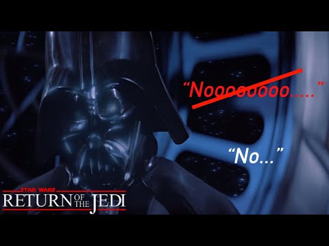 Vader's Alternate "Nooo!" | Return Of The Jedi Line Edit.