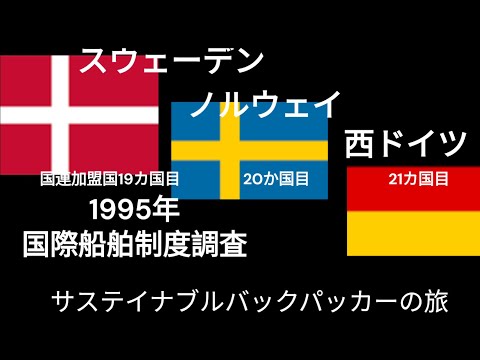 観光政策学科 スウェーデン、ノルウェイ、西ドイツ　1995年　サステイナブルバックパッカーの旅