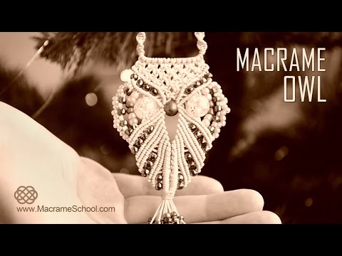 Snaky Macramé Necklace Tutorial