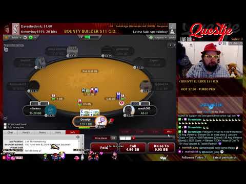 Big Boy Bounty Hunting with KJs! - PokerStars Online Twitch Stream Best Moments