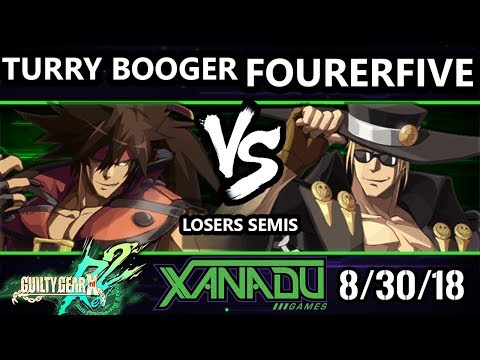 F@X 265 GGXRD2 -  fourerfive (Johnny) Vs.  Turry Booger (Sol) Guilty Gear XRD Rev 2 Losers Semis