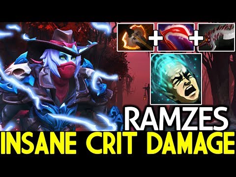 RAMZES [Phantom Assassin] Insane Crit Damage Against Noone Mid 7.22 Dota 2