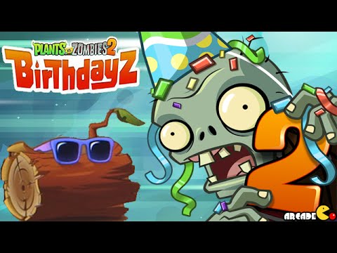 Plants vs Zombies 2 - New Travel Log Quest Happy 6th Birthday Pinata Party Day 2! PVZ 2