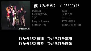 【GARGOYLE】NO GAS guitar cover 打ち込みメンドくさくて音源に乗せて弾いてみた