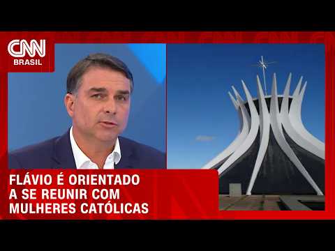 Flávio busca aproximação com eleitorado católico na reta final da campanha | BASTIDORES CNN