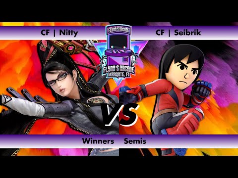 Flynn's Arcade 080 Winners Semis - CF | Nitty (Bayonetta) vs CF | Seibrik (Mii Brawler) SSBU Tourney