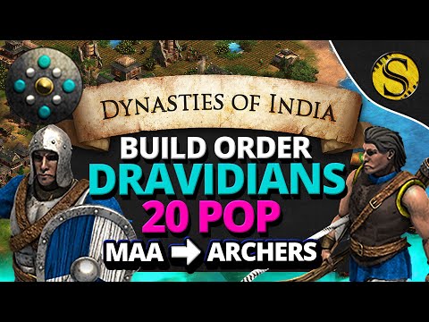 Build Order: Dravidians 20 Pop Man-at-arms Archers
