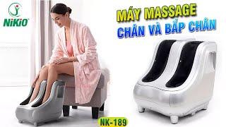 Video review Máy massage bàn chân và bắp chân 4D Nhật Bản Nikio NK-189