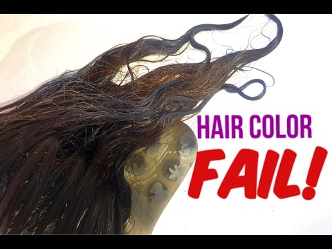 HAIR COLOR FAIL! Video