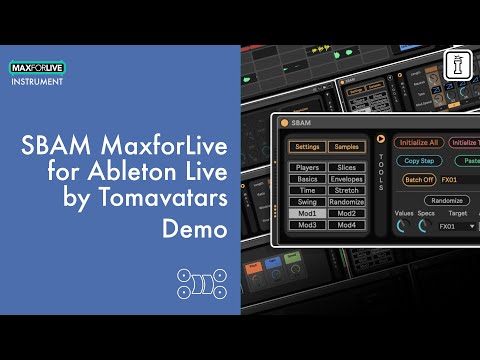 SBAM MaxforLive Instrument for Ableton Live by Tomavatars