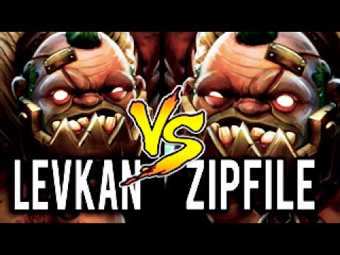 Levkan Vs ZipFile - Most Epic Pudge Battle WTF Dota 2