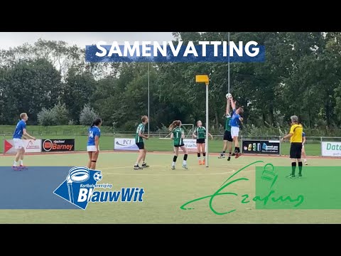 Samenvatting Blauw-Wit 1 vs Erasmus 1 17/9/2022
