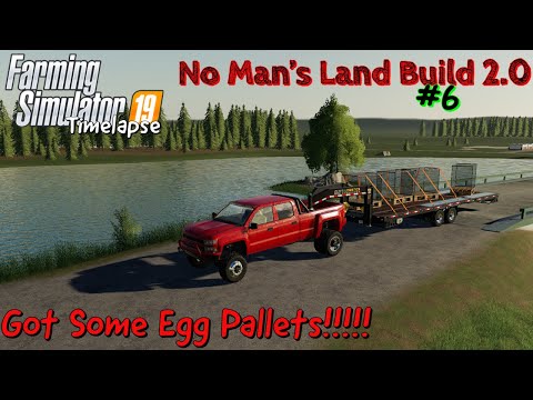 NO MAN'S LAND BUILD 2.0 | BOUGHT SOME EGG PALLETS!!! | FS19 Timelapse | #6 | Xbox one X