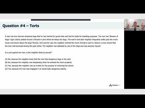 How to Strategically Approach MBE Questions, with Jonathan Grossman