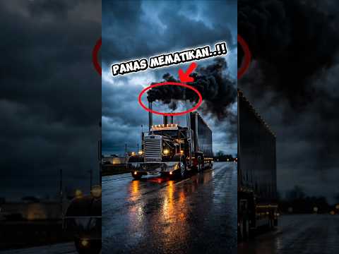 Kalau Knalpot Truk Ini di Samping… Bahaya❗