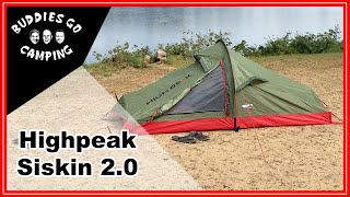 Highpeak | Siskin 2.0 LW | Trekking Zelt | 2 Personen Bikepacking | Decathlon | Review