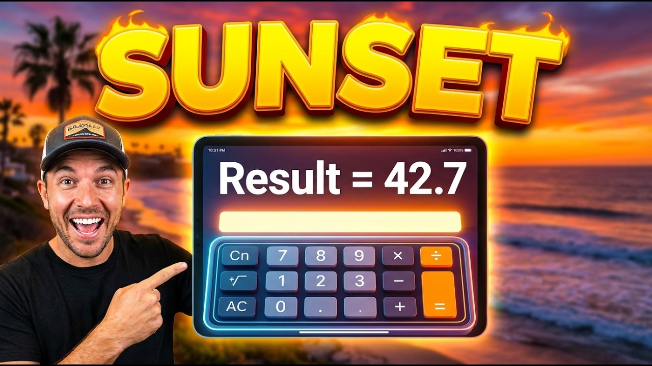 Sunset Interactive Calculator