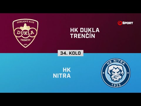 34. kolo: HK Dukla Trenčín - HK Nitra 5:2 (HIGHLIGHTY)