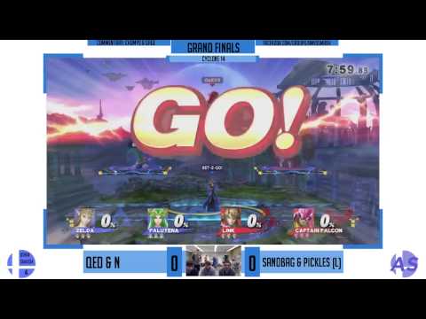 QED & N (Blue) vs Sandbag & Welfare Pickles (Red) - Smash 4 Doubles - Grand Finals