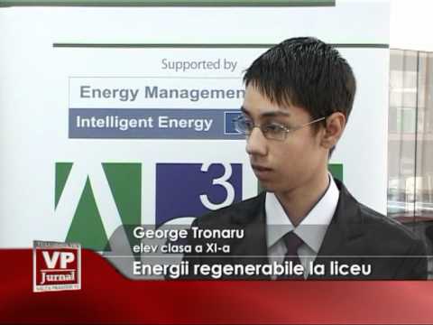 Energii regenerabile la liceu