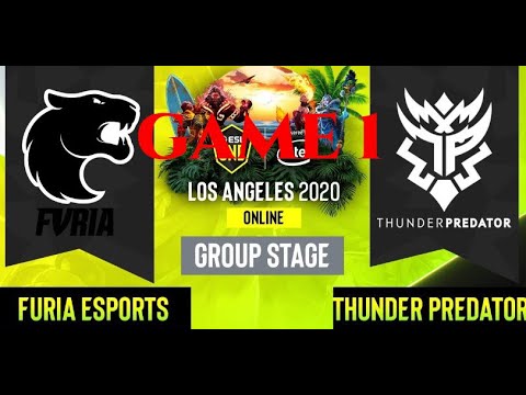 | DOTA 2 | FURIA Esports vs. Thunder Predator | GAME 1 | |BO3] ESL One Los Angeles 2020 - Online: SA