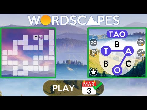Wordscapes March 3 2023