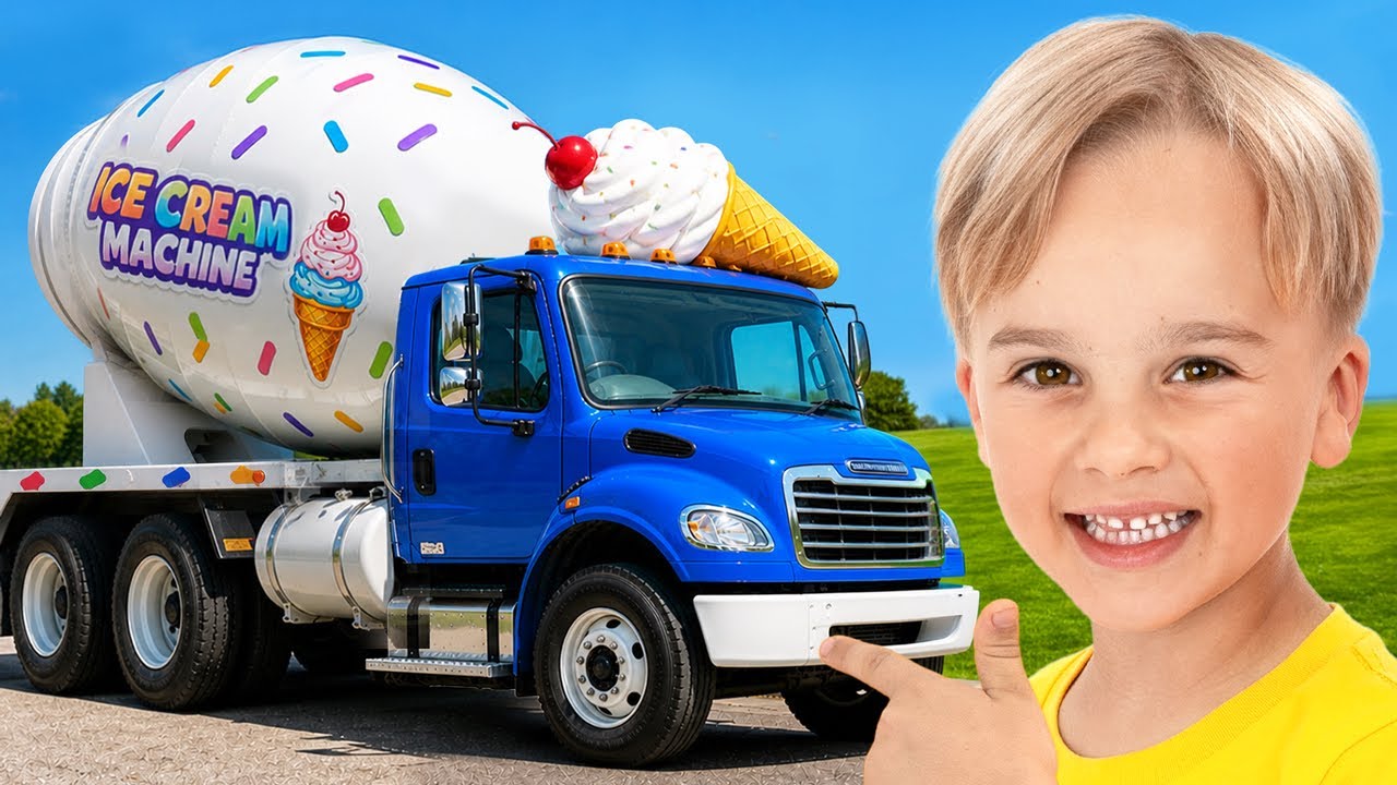 Kids learn how to make different Ice Cream with Vlad and Niki