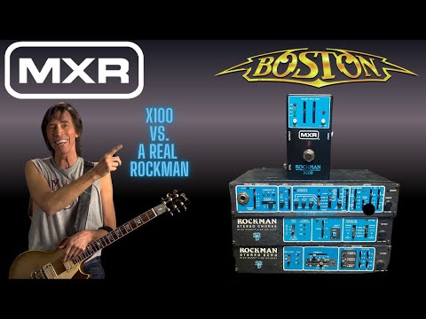 MXR MX100 Rockman X100 Analog Tone Processor 2025 - Present - Black / Blue image 2