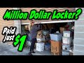 Million Dollar Locker? This is our best one ever, bought it for just $1 at the storage auction