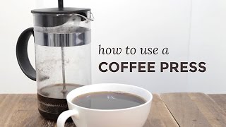 How to Use a Coffee Press | Yummy Ph