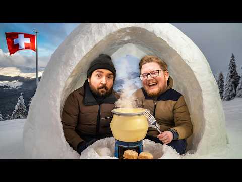 Das LECKERSTE FONDUE im IGLU in der SCHWEIZ mit PETER SMITS