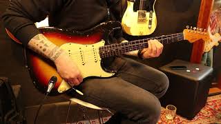 Video thumbnail for 1963 Fender Stratocaster 3 Tone Sunburst by SweetspotGuitars