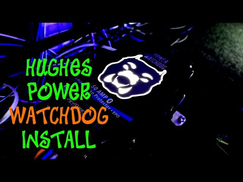 Installing a 50 Amp Hughes Autoformer Power Watchdog EPO Surge Protector in a 370flmb 5th wheel.