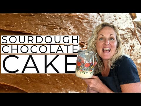 How to Make a Cake with SOURdOUGH \\ The BEST Sourdough Chocolate cake