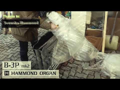 Hammond New B3MK 2 Portable Unpacking in Italy