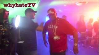 Glitter Man goes crazy at E40 (Wasted) Videoshoot