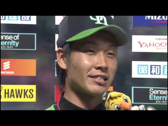 ホークス・武田翔太投手・ペーニャ選手ヒーローインタビュー 9月9日 福岡ソフトバンクホークス 対 千葉ロッテマリーンズ