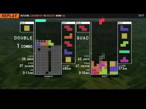 Taiwan Tetrio tournament vs bazzy  ft7 183apm average set