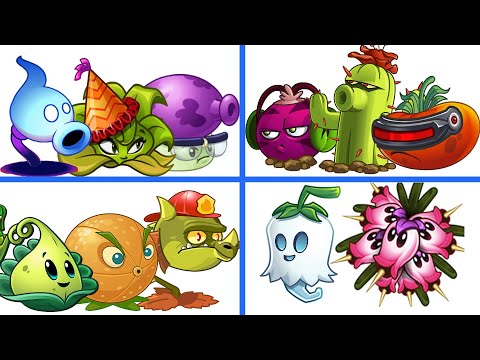 PvZ 2 4 Super Team Plants Vs Team Zombies Part 77 - Team So OP !!!