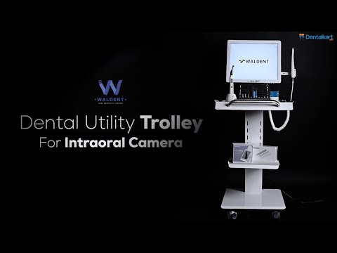 Waldent Heavy-Duty Dental Utility Trolley For Intraoral Camera