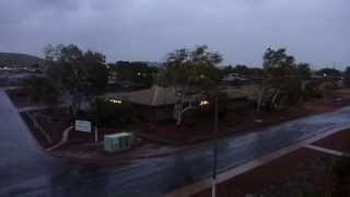 preview picture of video 'Tropical Cyclone Christine heading towards Wickham, Western Australia'