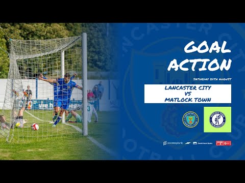 Goal Action - Lancaster City vs. Matlock Town