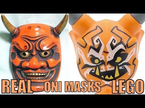 All LEGO Ninjago Oni Masks IN REAL LIFE! 👹