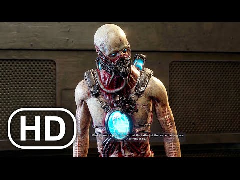 Aliens Dark Descent Human Xenomorph Hybrid Scene 4K ULTRA HD
