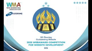 WSI eStrategies Wins 2025 WebAward | Outstanding Website for OC Flooring