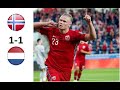 Norway vs Netherlands 1-1 Highlights & Goals HD l WorldCup Qualifiers 1/9/2021.