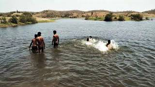 preview picture of video 'Shamalji Meshvo Dem Swimming My All Friend Enjoy.'