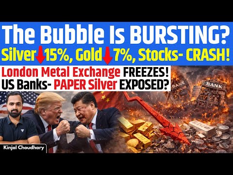 Why Gold & Silver Crashed: US-China Metal War Wipes $9T | Paper Silver & US Banks Exposed | Kinjal