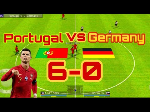 Portugal  vs Germany  winner soccer evo elite gameplay 2022