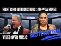 Fight Ring Introductions Amanda Nunes